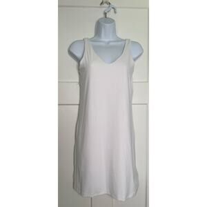 Athleta Transcend Dress White Size SMALL P Built in bra shorts